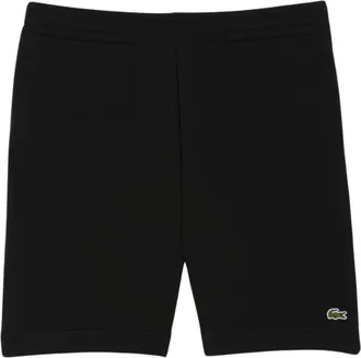 Lacoste Hombre, Pantalones cortos, Negro, Talla: M