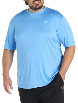 Reebok Big & Tall ID Train Melange Performance Tee in Recovery Blue at Nordstrom, Size 6X Big