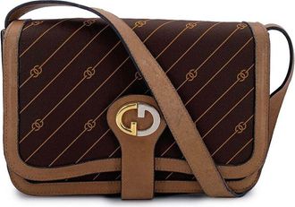 Gucci Brown Cotton Shoulder Bag (Authentic Pre-Loved)