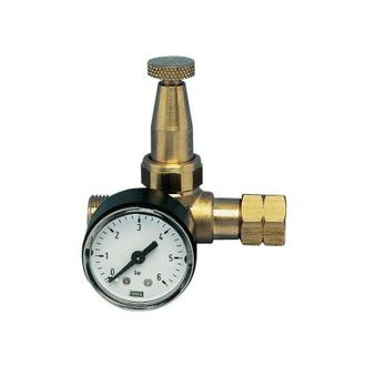 Kayser Regulador De Presi&oacute;n De Propano Mini Con Man&oacute;metro 0.5-4bar 6 Kg / Hw 21.8x1 / 14 Inch Lh