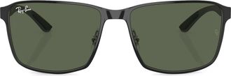 Ray-Ban 59mm Square Gradient Sunglasses in Black Silver at Nordstrom