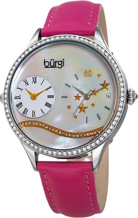 B&uuml;rgi Burgi Womens Genuine Leather Watch