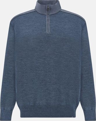 Paul & Shark TECHNICAL WOOL 1/4 ZIP TYPHOON SWEATER Size: XXL, col