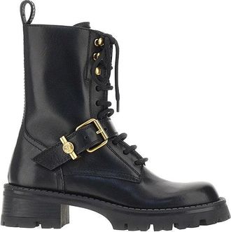 Versace Leather boots with Medusa detail Woman 36
