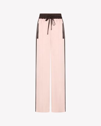 Serena Bute Satin Relaxed Jogger - Pale Pink