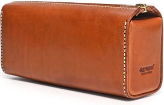 OLD TREND Portable Genuine Leather Utility Box in Caramel at Nordstrom