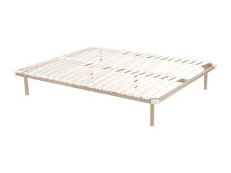 VENTE-UNIQUE.COM Somier de lamas beige 180 x 200 cm