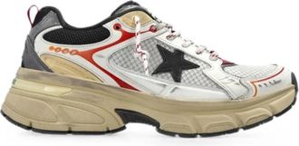 Golden Goose Lightstar Sneakers - Dames - Sneakers - Veelkleurig - 39 EU - Leer - Schoenen