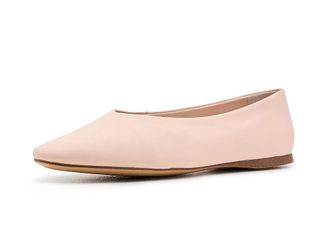 Franco Sarto A-Flexa Dovie Ballerina/Skimmer Womens Flat Shoes Pink : 5.5 M, Leather