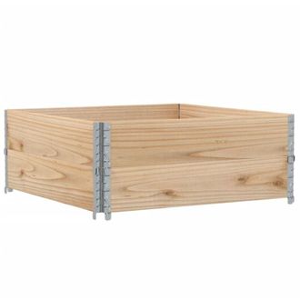 vidaXL Garden Planter 100x100 cm Solid Wood Pine Vidaxl