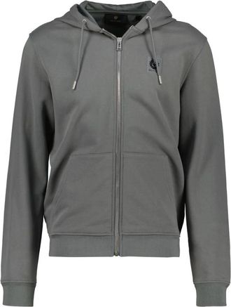 Belstaff Zip-throughs - Heren - Vesten met rits - Grijs - M - Katoen - Hoodies & sweatvesten