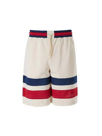 Gucci Cream polyester Logo Mens Shorts
