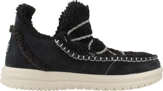Hey Dude Suede Cozy Winterlaarzen - Dames - Winterlaarzen - Zwart - 38 EU - Schoenen