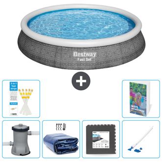 Bestway Piscina Bestway Fast Set Redonda - 396x84 Cm - 7-piezas S315