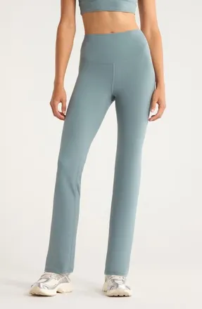 Zella Studio Luxe Bootcut Leggings in Teal Dusk at Nordstrom, Size X-Small