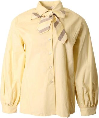 Am&eacute;lie & Am&eacute;lie Fabienne Blouse - Dames - Overhemden - Geel - M - Overhemden