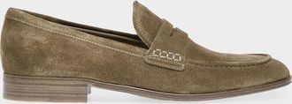 Gianvito Rossi Men & apos;s George Suede Penny Loafers