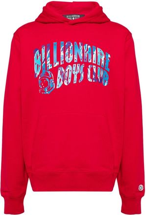 Billionaire Boys Club Camo Arch logo-print hoodie - men - Cotton - M - Red