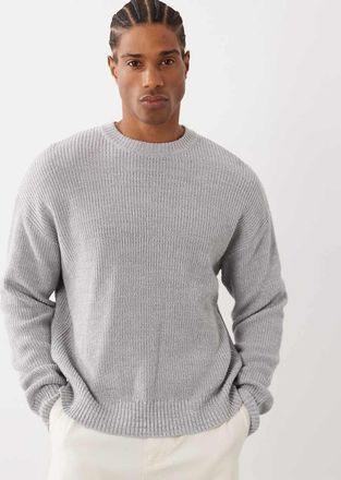 Cotton On Maglione girocollo squadrato grigio