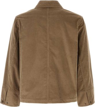 Burberry Mens Corduroy Jacket Beige Cotton