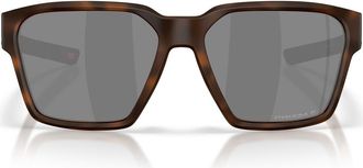 Oakley Briza 58mm Prizm Polarized Square Sunglass in Matte Tortoise/prizm Black at Nordstrom