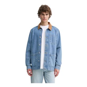 Les Deux Uomo, Magliette, Blu, L, new