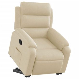 vidaXL Vidaxl - Sill&oacute;n Reclinable Elevable De Tela Color Crema