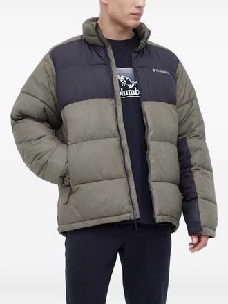 Columbia Donsjack met colourblocking - Groen