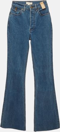Rebecca Vallance Blue Denim Gisele Flare Jeans S/waist