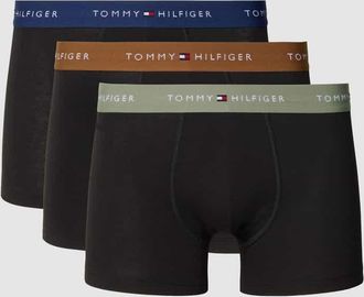Tommy Hilfiger Trunks aus Baumwoll-Mix im 3er-Pack in Khaki, Größe XXL