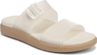 Dr. Scholls All Time Double Strap Slide Sandal in Off White at Nordstrom, Size 7.5