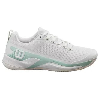 Wilson Womens Rush Pro 4.5 Shoe In White/surf Spray
