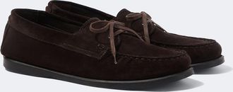 Saman Amel City Moc suede boat shoes