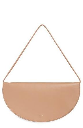 Vince Arca Leather Clutch in Pecan at Nordstrom Rack