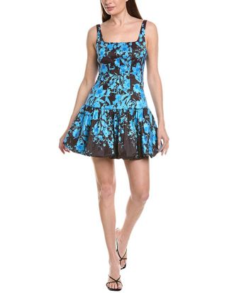 Milly Milly Wylma Flower Fall Mini Dress