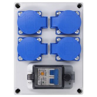 OEM Caja De Enchufes Alemana De Doble Pared De 200-250 V Con Disyuntor Residual De 230 V Y 40 A, Monof&aacute;sica Y Doble Capa (1p+n)