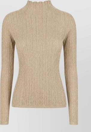 Fabiana Filippi metallic viscose-blend sweatshirt