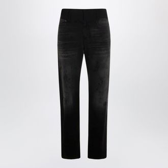Maison Margiela Straight leg jeans black washed effect