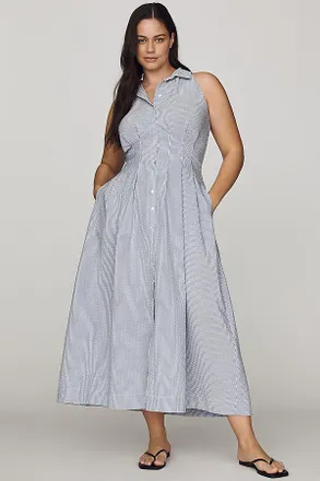 Exquise Tobie Sleeveless Shirtdress by Exquise