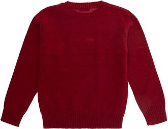 N&deg;21 Boys Crewneck Sweater Red Wool Tops Top