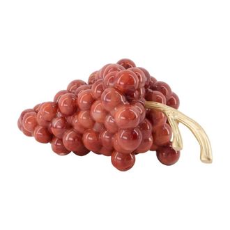 Cult Gaia Womens Grape Clutch Red Acrylic