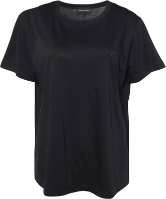 Emporio Armani T-shirt met logoprint - Zwart