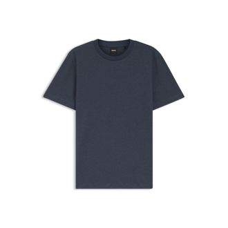 BOSS Bubble-structure T-shirt in cotton