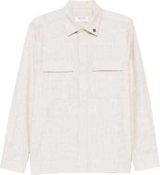Gran Sasso flap-pocket shirt - Neutrals