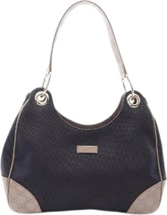 Gucci Pre-owned Borsa a Spalla Guccissima in Tela e Pelle - - Pre-owned - Donna - Nero - ONE SIZE