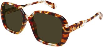 Chlo&eacute; Ch 0222S 007 Zonnebrillen - Dames - Zonnebrillen - Bruin - 55 MM - Accessoires