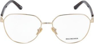 Balenciaga Sonnenbrille Balenciaga Bb0249 O 002 Gold Havanna Transparent /16/145