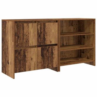 Berkfield Home Sideboard 2 pcs Old wood 70 x 41 x 75 cm Engineered wood in Brown