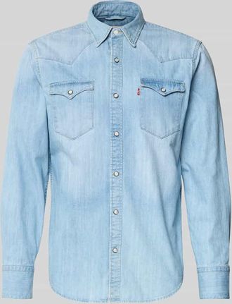 Levi's Regular Fit Jeanshemd aus reiner Baumwolle Modell BARSTOW in Jeansblau, Gr&ouml;&szlig;e XL