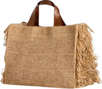 Ibeliv Onja Tea Tote Bag - Dames - Shoppers - Beige - ONE Size - Katoen - Tassen